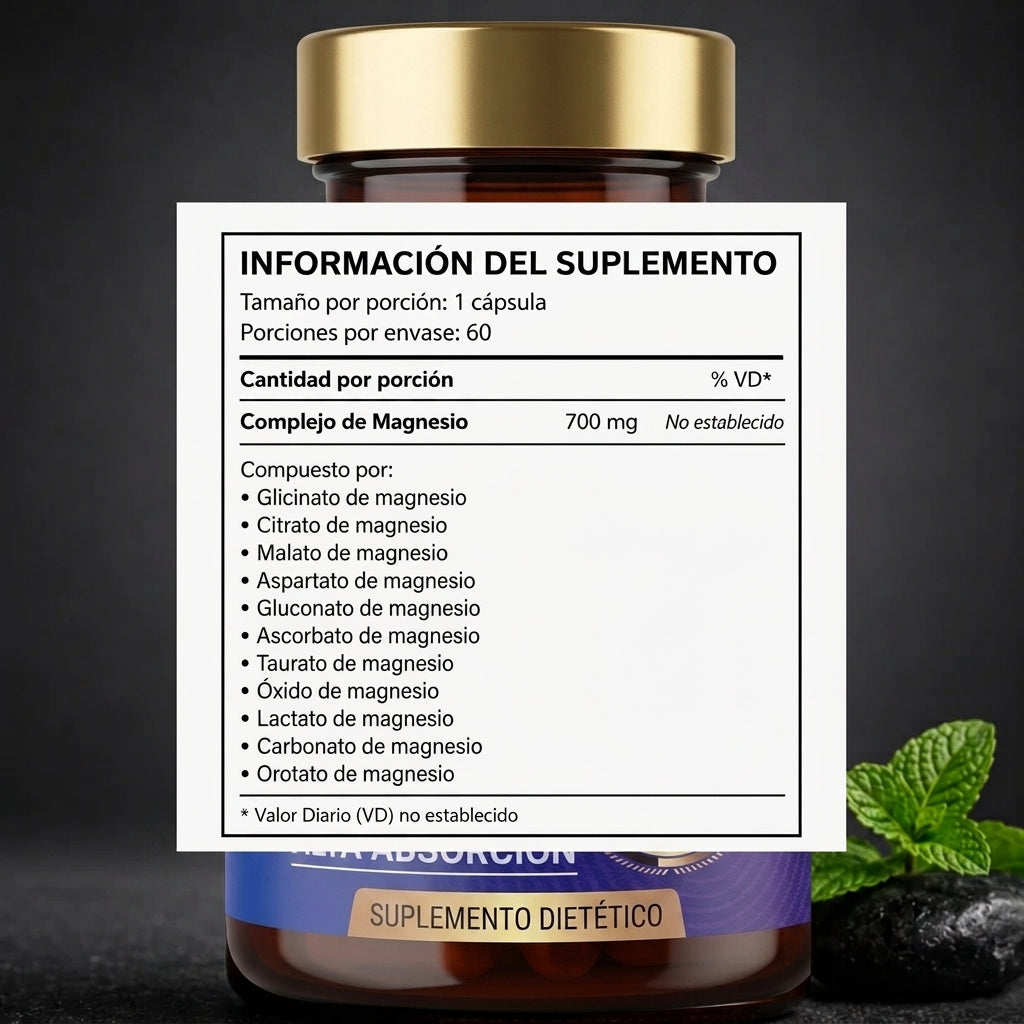 Complejo de Magnesio 12 en 1 - VidaBene