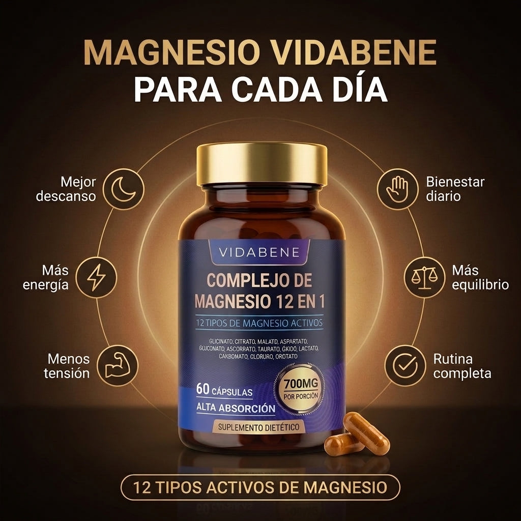 Complejo de Magnesio 12 en 1 - VidaBene